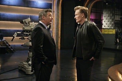 Alec Baldwin e Conan O'Brien nell'episodio 'Tracy Does Conan' della prima stagione di 30 Rock
