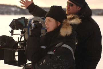 Sarah Polley sul set del film Away from Her - Lontano da lei