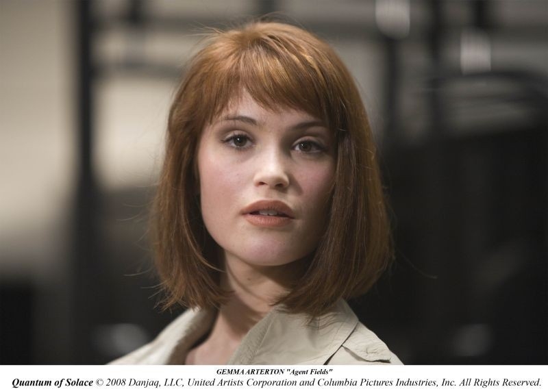 Gemma Arterton in one of the first images of the Quantum of Solace film