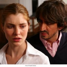 Vittoria Puccini con Sergio Rubini in un'immagine del thriller Colpo d'occhio