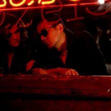 Wogn Kar-Wai e Norah Jones sul set del film Un bacio romantico