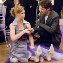 Katherine Heigl e James Marsden in un'immagine della commedia 27 volte in bianco