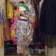 Katherine Heigl in abito tradizionale giapponese in una scena del film 27 volte in bianco