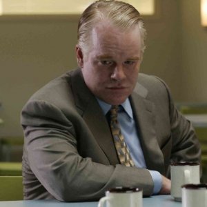 Philip Seymour Hoffman in una sequenza del film Onora il padre e la madre