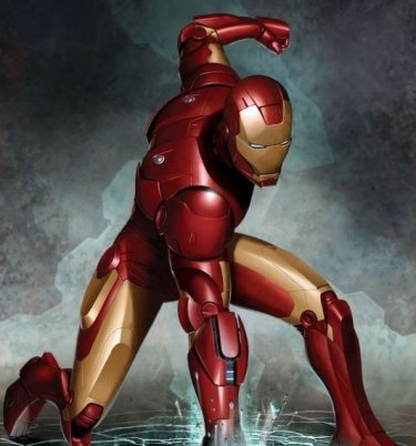 Un'immagine dell'eroe in Iron Man