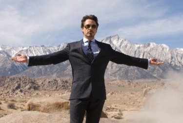 Un'immagine di Robert Downey Jr. in Iron Man
