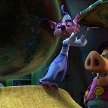 Un'immagine tratta dal film Cenerentola e gli 007 nani