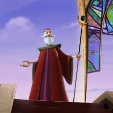 Una scena del film Cenerentola e gli 007 nani