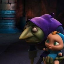 Una sequenza di Cenerentola e gli 007 nani