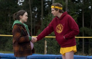Ellen Page e Michael Cera in una scena del film Juno
