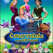 La locandina italiana di Cenerentola e gli 007 nani