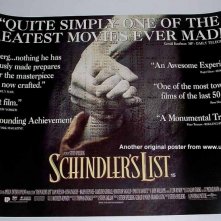 Poster commemorativo di Schindler's List