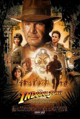 La locandina di Indiana Jones e il Regno del Teschio di Cristallo