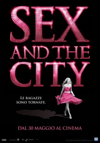 La scintillante locandina italiana di Sex and the City