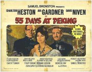 La locandina di 55 giorni a Pechino