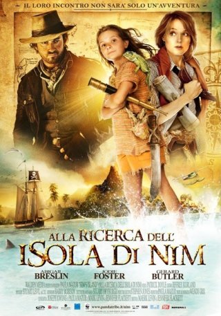 La locandina italiana di Alla ricerca dell'isola di Nim