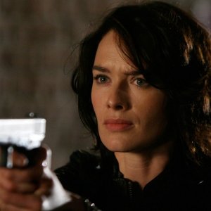 Lena Headey in una scena di 'What He Beheld', nono episodio di Sarah Connor Chronicles