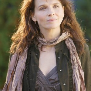 l'attrice francese Juliette Binoche in una scena della commedia L'amore secondo Dan