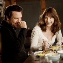 Juliette Binoche in una sequenza della commedia L'amore secondo Dan