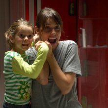 Claudia Pandolfi in una sequenza del film Amore, bugie e calcetto