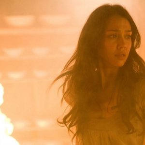 Jessica Alba in una scena drammatica del film The Eye