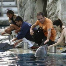 Valerio Mastandrea in una sequenza del film Non pensarci, scritta e diretta da Gianni Zanasi 