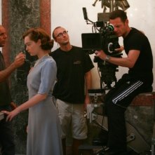 Un'immagine dal set della fiction 'Rebecca, la prima moglie'