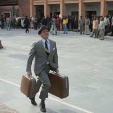 L'attore Bill Murray in una scena de Il treno per il Darjeeling