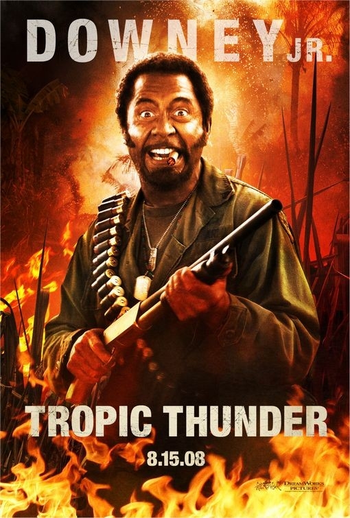 Character Poster Per Robert Downey Jr In Tropic Thunder 56532