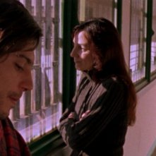 Nicola Adamo e Valentina Carnelutti in una sequenza del film Jimmy della Collina