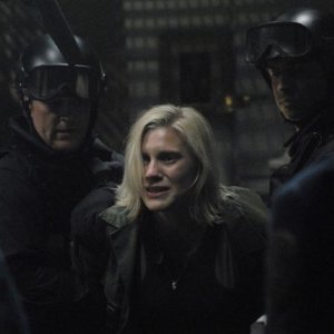 Katee Sackhoff in una scena dell'episodio 'Six of One' della quarta stagione di Battlestar Galactica
