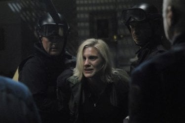Katee Sackhoff in una scena dell'episodio 'Six of One' della quarta stagione di Battlestar Galactica