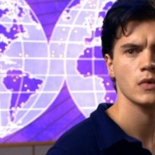 Emile Hirsch in una scena del film Speed Racer (2008)