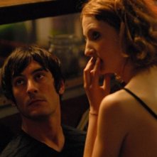 Marco Foschi e Alba Rohrwacher sul set del film Riprendimi