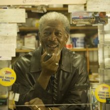 Morgan Freeman in una scena del film 10 cose di noi