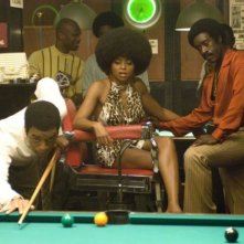 Chiwetel Ejiofor, Taraji P. Henson e Don Cheadle in una scena del film Talk to me