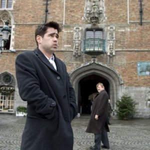 Colin Farrell e Brendan Gleeson in una scena del film In Bruges
