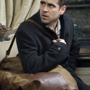 Farrell in una scena del film In Bruges