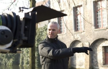 Il regista Martin McDonagh sul set del film In Bruges