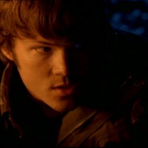Jared Padalecki  in una scena dell'episodio 'Route 666' di Supernatural