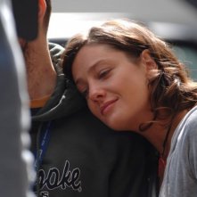 Giovanna Mezzogiorno sul set del film L'amore non basta