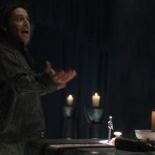 James Callis in una scena dell'episodio 'Escape Velocity' della quarta stagione di Battlestar Galactica