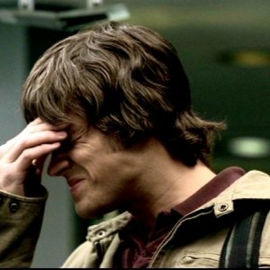 Jared Padalecki, nei panni di Sam Winchester mentre sta avendo una visione,  nell'episodio 'Salvation' di Supernatural