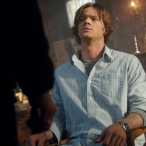 Jared Padalecki nel ruolo di Sam Winchester nell'episodio 'Born under a bad sign' della serie tv Supernatural