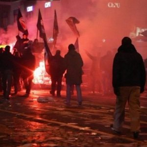 Un'immagine di scena del documentario Nazirock