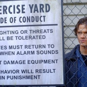Jared Padalecki nell'episodio 'Folsom Prison Blues' della serie Supernatural