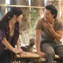 Daniel Dae Kim e Yunjin Kim in una scena dell'episodio 4x10 di Lost