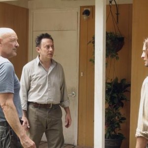 Josh Holloway, Michael Emerson e Terry O'Quinn nell'episodio 4x09 di Lost