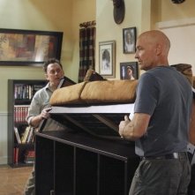 Michael Emerson e Terry O'Quinn nell'episodio 4x09 di Lost