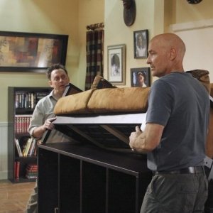Michael Emerson e Terry O'Quinn nell'episodio 4x09 di Lost